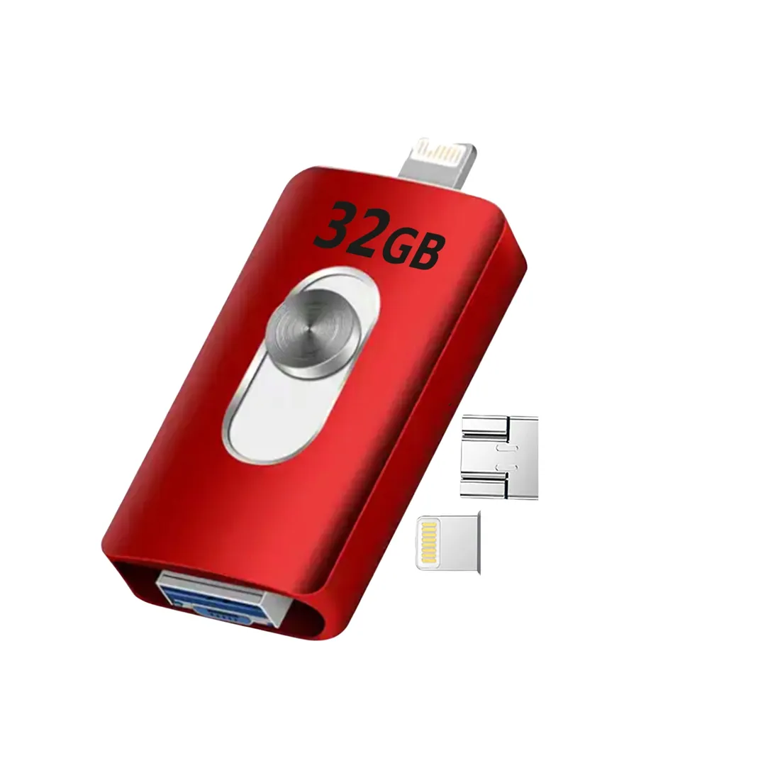 pendrive-czerwony-metal-32gb-3w1-usb-3-0-iphone-lightning-android-micro-usb