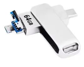 pendrive-srebrny-64gb-3w1-usb-3-0-typ-c-android-micro-usb-otg-metal-maxxer
