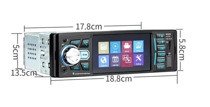 radio-samochodowe-1din-usb-bluetooth-aux-42-odtwarzane-formaty-plikow-aac-ape-flac-mp3-wav-wma