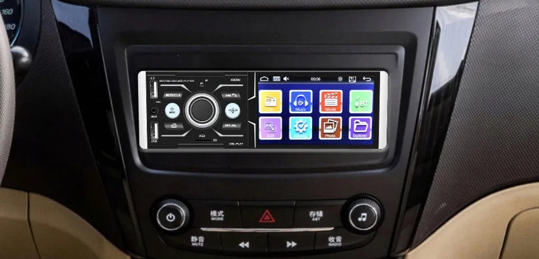 radio-samochodowe-1din-41-usb-bluetooth-aux-dotyk