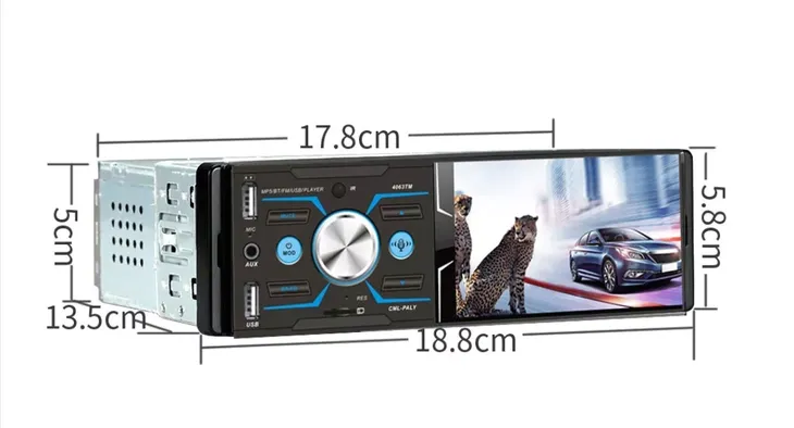 radio-samochodowe-1din-41-usb-bluetooth-aux-dotyk-pilot-w-zestawie-tak