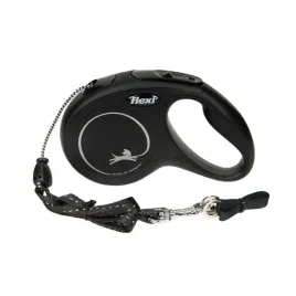 flexi-new-classic-m-linka-5m-czarna-do-20kg