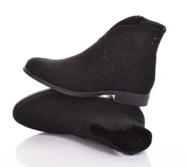 eleganckie-damskie-botki-zamszowe-azurowe-plaski-obcas-modne-czarne