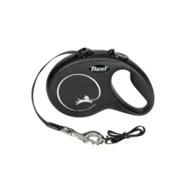 flexi-new-classic-l-tasma-5m-czarna-do-50kg