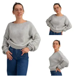 sweter-damski-szary-oversize-miekki-elegancki-klasyczny-captain-mike