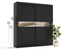 szafa-przesuwna-dwudrzwiowa-z-lustrem-wega-140x205-na-wymiar-4-polki