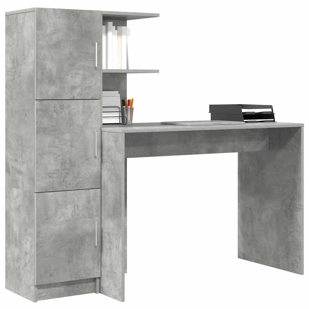 biurko-2-pcs-betonowy-szary-stan-nowy