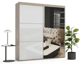 szafa-przesuwna-z-lustrem-i-lacobelem-asterion-200x225-na-wymiar-4-polki