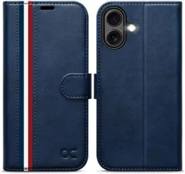 ocase-etui-skorzane-z-klapka-do-iphone-16-plus-stojak-rfid-stylowy-granat
