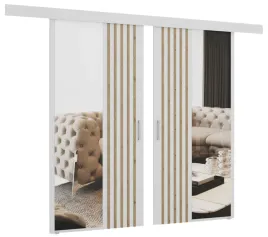 drzwi-przesuwne-dwuskrzydlowe-nascienne-z-lamelami-i-lustrem-rivi-260x225