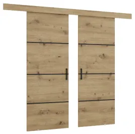 drzwi-przesuwne-dwuskrzydlowe-nascienne-z-listwami-ozdobnymi-arto-192x255