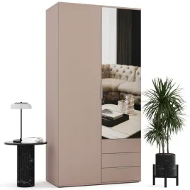 szafa-uchylna-na-wymiar-mobi-80x235-dwudrzwiowa-garderoba-lustro-szuflady