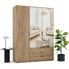 szafa-uchylna-na-wymiar-mobi-160x225-trzydrzwiowa-garderoba-lustro-szuflada