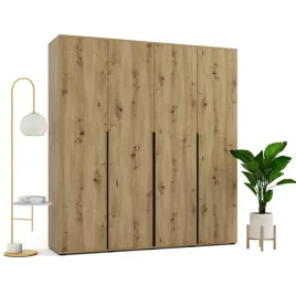 szafa-uchylna-na-wymiar-flora-230x215-klasyczna-garderoba-czterodrzwiowa