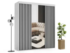 szafa-przesuwna-z-lamelami-i-lustrem-izar-210x245-na-wymiar-4-polki