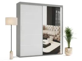 szafa-przesuwna-z-lustrem-miram-130x235-na-wymiar-4-polki