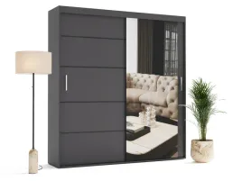 szafa-przesuwna-z-lustrem-miram-200x225-na-wymiar-4-polki