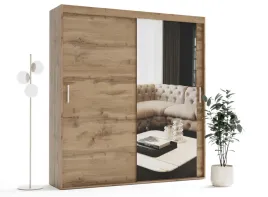 szafa-przesuwna-z-lustrem-hamal-220x215-na-wymiar-4-polki