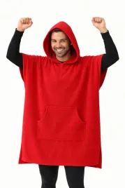 ponczo-kapielowe-dla-doroslych-recznik-z-kapturem-do-morsowania-czerwony-m