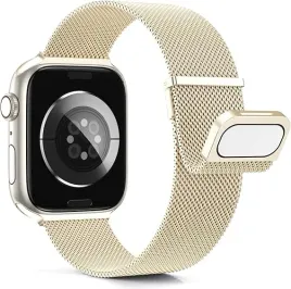 pasek-do-apple-watch-siatkowy-magnetyczny-42-mm-szampanski-zloty
