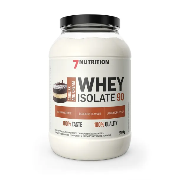 7Nutrition Whey Isolate WPI 90 Cookies 2000 g WPI ISO ISOLATE BIAŁKO MASA