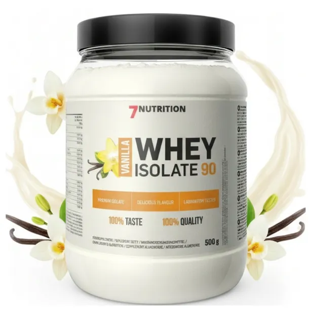 7Nutrition Whey Isolate WPI 90 Waniliowy Izolat Isolate dla Sportowców Masa