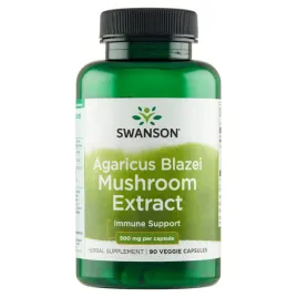 swanson-agaricus-blazei-ekstrakt-grzybek-500mg-90-kapsulek-wegetarianskic