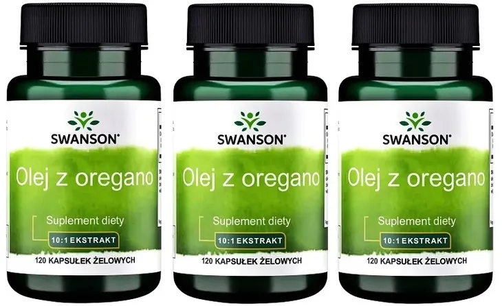 SWANSON Olej z oregano Ekstrakt 120 kapsułek ODPORNOŚĆ Przeziębienie