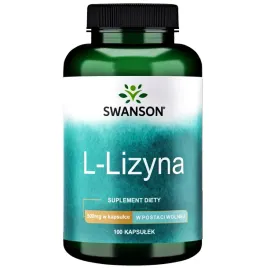 swanson-l-lizyna-stres-infekcje-opryszczka-500mg-aminokwas-odpornosc-100kap