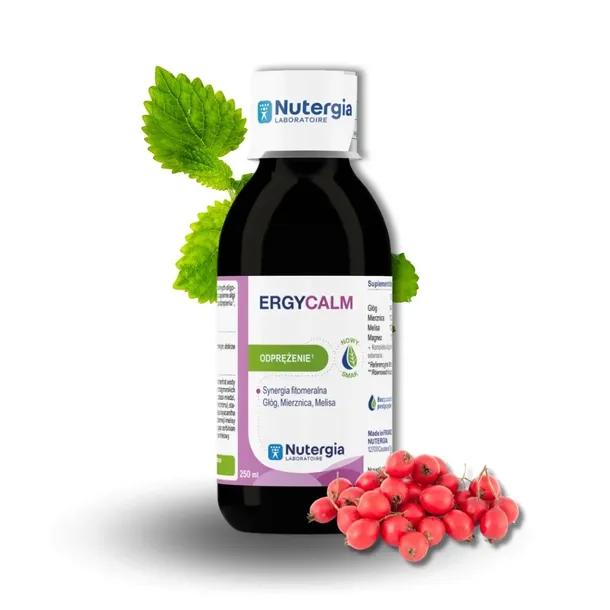 Nutergia Ergycalm Odprężęnie i Relaks 250 ml SEN stres NAPIĘCIA nerwy