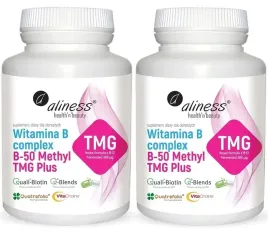 2x-aliness-witamina-b-50-kompleks-metylolowana-tmg-100k-zmeczenie-znuzenie