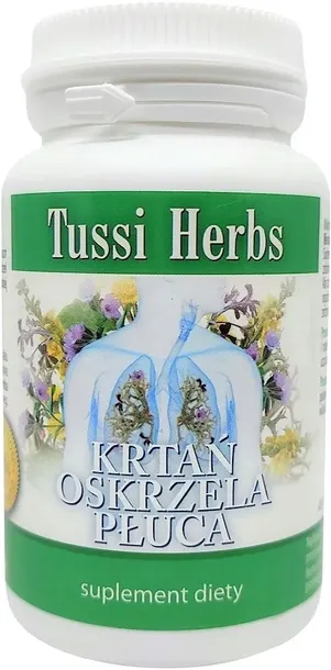 Inwent Herbs TUSSI HERBS 60 kaps KRTAŃ Oskrzela PŁUCA dziewanna miodunka