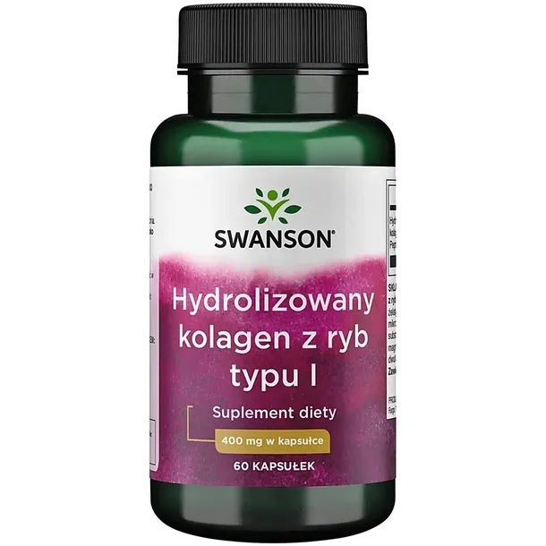 SWANSON KOLAGEN RYBI Hydrolizowany FISH COLLAGEN Skóra Włosy STAWY Kości