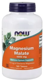 now-foods-jablczan-magnezu-1000mg-180-tab-vegan-magnesium-malate-energia