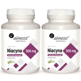 2x-aliness-niacyna-amid-kwas-nikotynowy-witamina-b3-500-mg-100-kapsulek