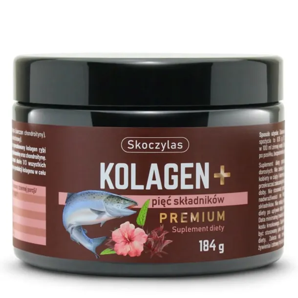 SKOCZYLAS Kolagen z łososia + pięć składników PREMIUM - 184g