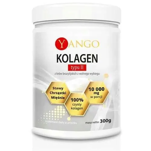 YANGO Kolagen Wołowy typu II - 300g STAWY KOŚCI