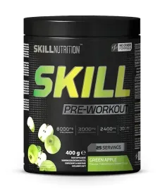 skill-nutrition-pre-workout-green-apple-400g-przedtreningowka-energia