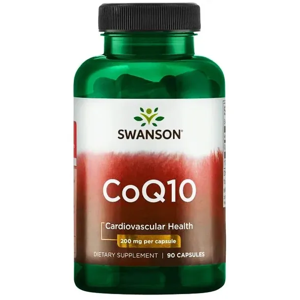 SWANSON Koenzym Q10 200mg 90 kaps CoQ10 Młodość SERCE Silny Antyoksydant