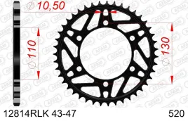 afam-zebatka-motocyklowa-tyl-stalowa-12814rlk-43-520-43-zeby