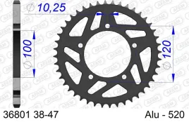 afam-zebatka-motocyklowa-tyl-aluminium-36801-47-520-47-zebow