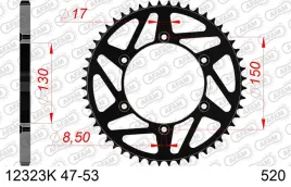 afam-zebatka-tyl-stalowa-12323k-50-black-520-50-zebow