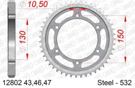 afam-zebatka-tyl-532-46-zebow-yamaha-yzf-750-r