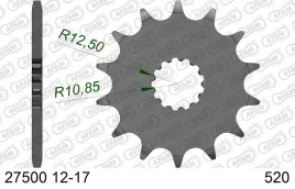 afam-zebatka-przod-520-14-zebow-yamaha-660-raptor