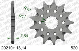 afam-zebatka-przod-520-13-zebow-honda-crf-250-r