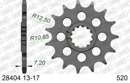 afam-zebatka-przod-520-16-zebow-yamaha-sr-500