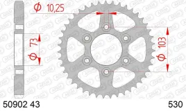 afam-zebatka-tyl-530-43-zeby-ducati-1200