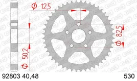afam-zebatka-tyl-530-48-zebow-harley-davidson-xlh