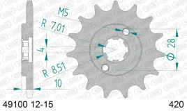 afam-zebatka-przod-420-12-zebow-derbi-gpr-50
