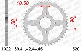 afam-zebatka-tyl-520-44-zeby-ktm-200-duke